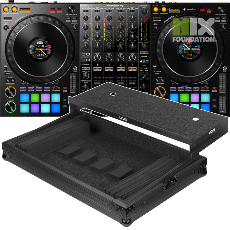 Pioneer DDJ-1000 4-Channel Rekordbox DJ Controller with UDG Ultimate Flight Case