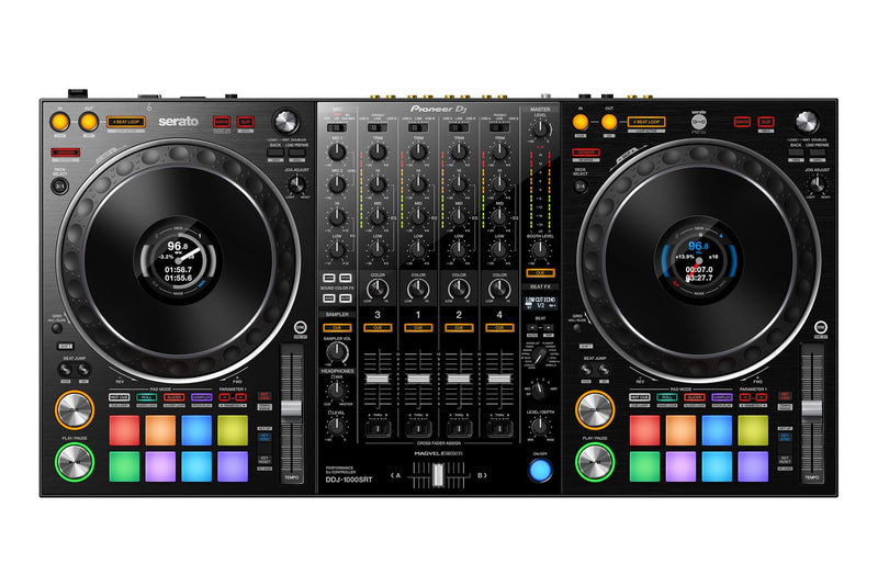 Pioneer DDJ-1000SRT 4-Channel Performance Controller for Serato DJ Pro w/ FREE Pioneer DJ Headphones (Optional UDG Shell Case)