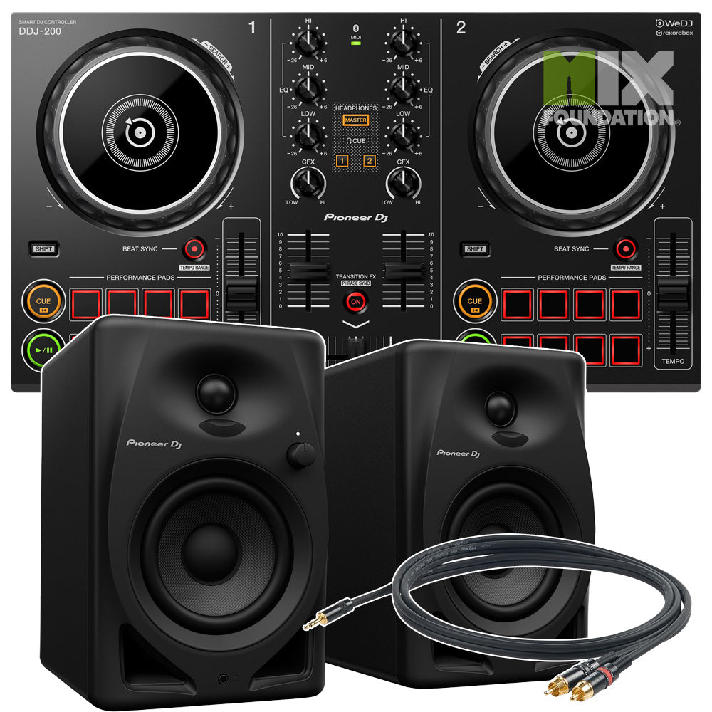 Pioneer DDJ-200 Beginner DJ Controller | Package 1 - Mix Foundation