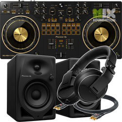 Pioneer DDJ-REV1-N Scratch-Style Controller for Serato DJ Lite (Gold Edition) | Beginner Pack 1