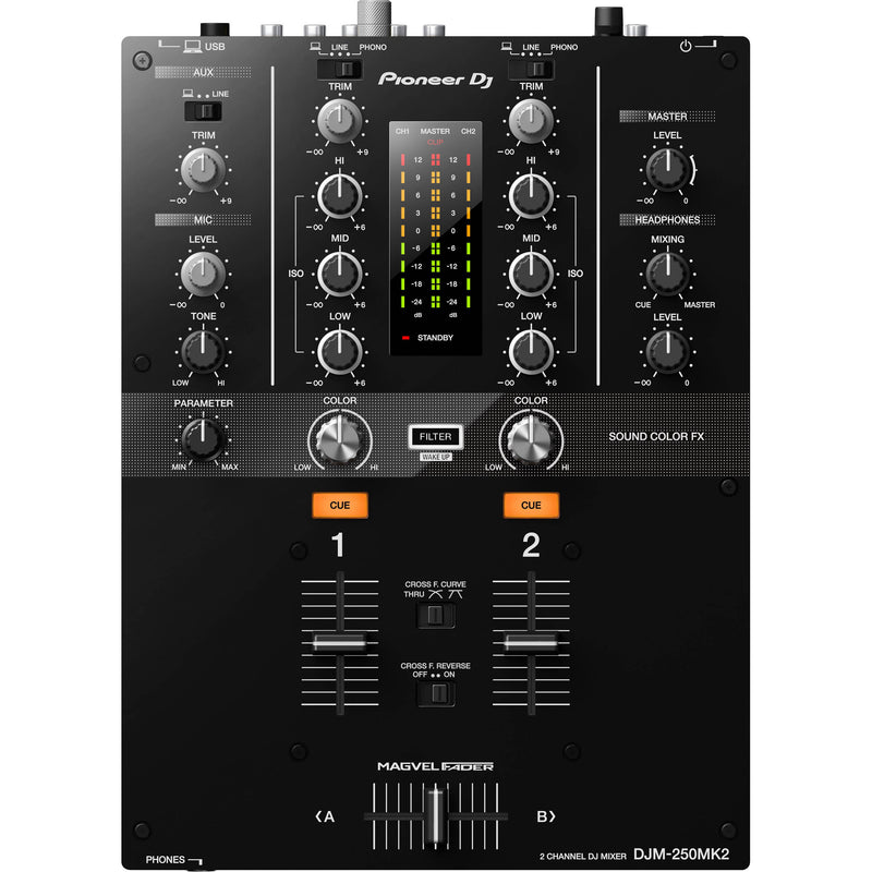 Pioneer PLX-500 Turntable X DJM-250MK2 Beginner DJ Package for Rekordbox DJ PRE-ORDER