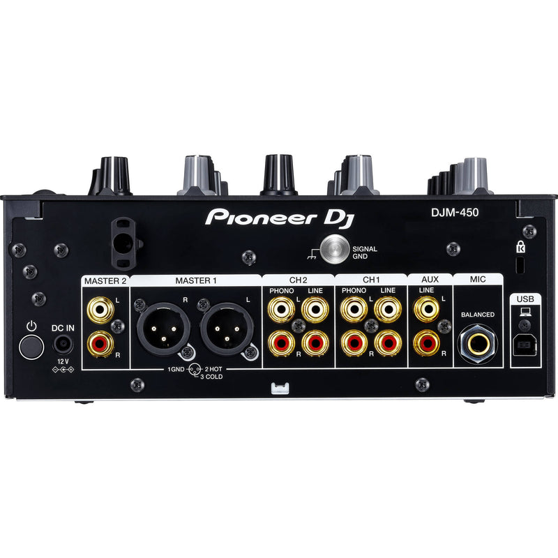 Pioneer DJM-450 2-Channel DJ Mixer with Rekorbox DJ