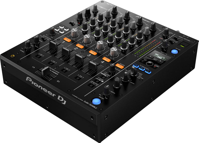 Pioneer DJM-750MK2 Professional 4-Channel DJ Mixer with Rekordbox DJ and Rekordbox DVS