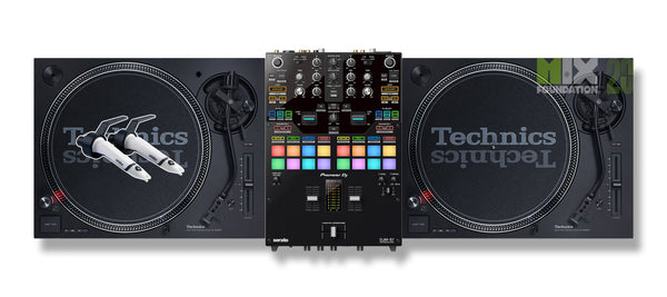 Technics SL-1210MK7 Turntable X Pioneer DJM-S7 Battle Mixer for Serato DJ Package