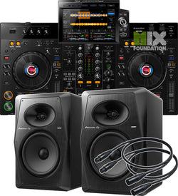 Pioneer XDJ-RX3 All-In-One DJ System for Rekordbox & Serato DJ X VM-70/VM-80 Monitors Package