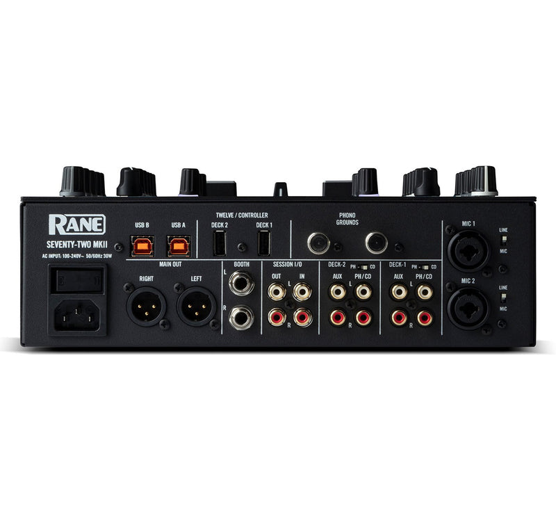 Rane SEVENTY-TWO MKII Premium 2-Channel Scratch Mixer for Serato DJ Pro, Traktor and Virtual DJ LTD STOCK