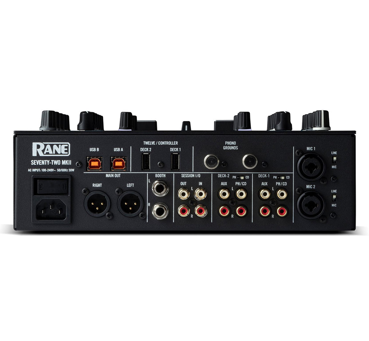 Rane seventy two /mag four fader 交換済み。（Rane 悔しい