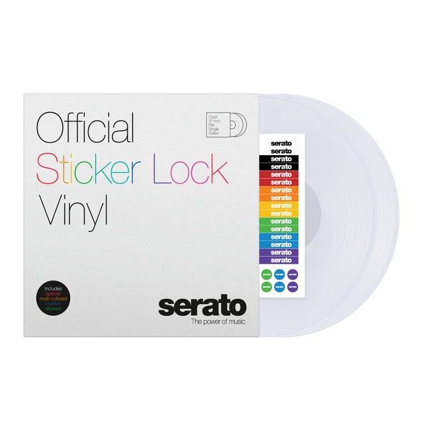 Serato STICKER LOCK 12" Control Vinyl (Pair)