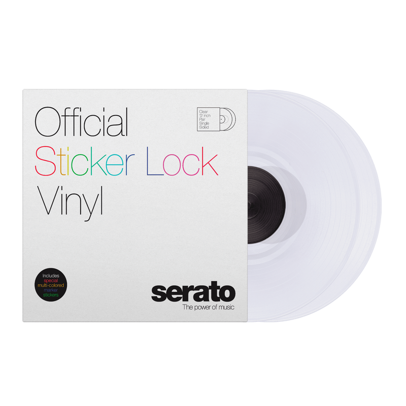 Serato STICKER LOCK 12" Control Vinyl (Pair)