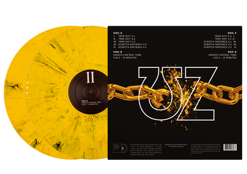 Serato UZ "REAL TRAP SHIT 1-5" 2XLP 12" Control Vinyl (Pair)