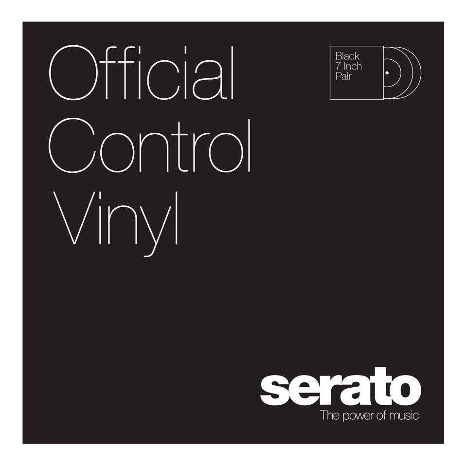 Serato Performance Series 7" Control Vinyl | Black (Pair)