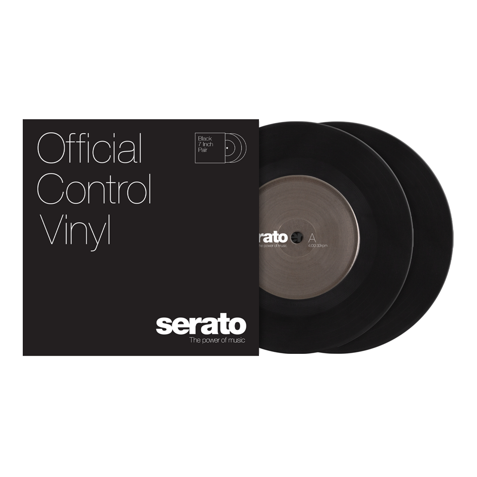 Serato Performance Series 7" Control Vinyl | Black (Pair)