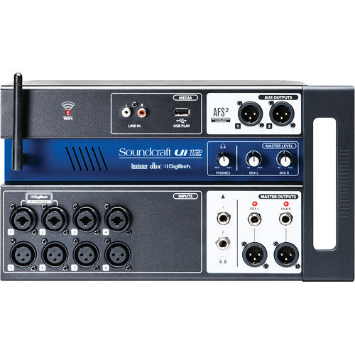 DTM・DAW Soundcraft Ui12 Wi-Fi 12ch Soundcraft Ui12 | 12-input Remote-Controlled Wireless Digital Mixer