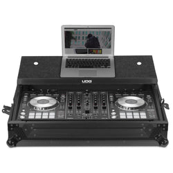 UDG Ultimate FLIGHT CASE Pioneer DDJ-SX2/SX3/RX Black MK2 Plus (Laptop Shelf)